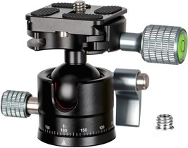 Koolehaoda Low Profile Mini Ball Head, Tripod Head Camera 360° Panoramic, (E1). - £26.34 GBP