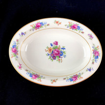 Lenox Rose Fine China Ivory Dresden Floral Oval Serving Bowl USA Retired... - $37.36