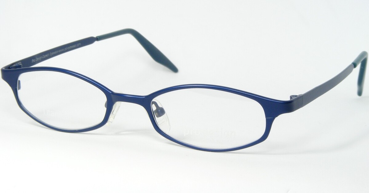 Prodesign Danois 2219 9031 Mat Bleu Lunettes Titane 45-18-140mm - $96.01