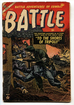 Battle #21 1952- Tripoli-Commies- Atlas War comic G/VG - £80.88 GBP