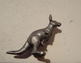 Vintage Fine Pewter Miniature Figure Figurine Collectible VTG Kangaroo  - £11.74 GBP