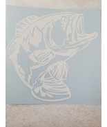 6&quot; Large Mouth Bass Fish Vinyl Sticker - $5.86