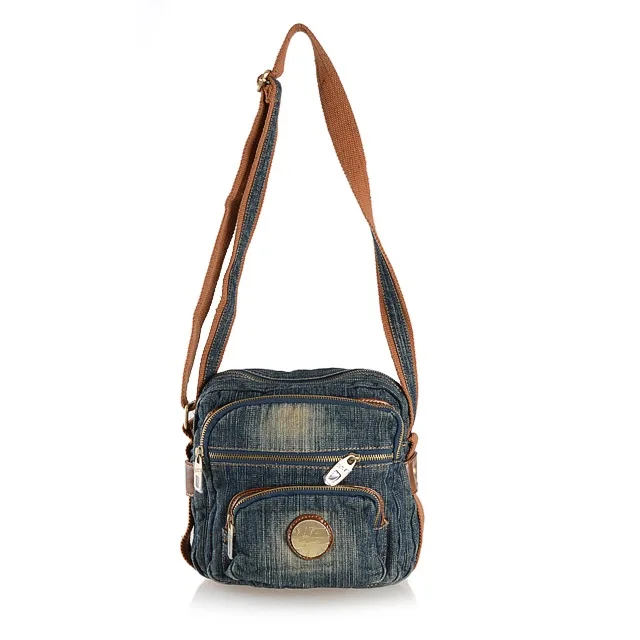 Vintage Fashion Denim Jeans Flap Bags Girls Handbags Crossbody Bag Women Messeng - $121.28