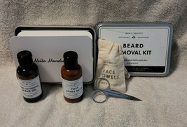Men&#39;s Society - Beard Removal Kit- Shave Balm/Scissors/Face Towels/shave... - $22.04