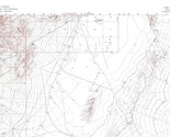 Lida Wash Quadrangle Nevada 1963 Topo Map USGS 15 Minute with Markings - $17.95
