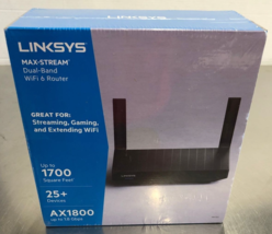 Linksys MR7350 Max-Stream Dual-Band Wi-Fi 6 Router AX1800 NEW SEALED - €47,61 EUR Linksys MR7350 Max-Stream Dual-Band Wi-Fi 6 Router AX1800 NEW SEALED - €47,61 EUR