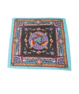Vtg 80s Southwestern Indian All Over Print Bandana Handkerchief USA Mult... - $34.05 CAD