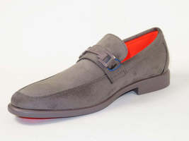 Men's TAYNO Shoes Soft Micro Suede Slip-on Loafer THE CAPRIO S Gray image 3
