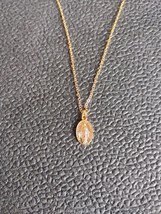 Gold Color Plated Jesus Christ Necklace Gold Chain - $226.34 MXN