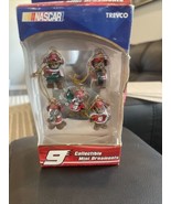 NASCAR #9 Kasey Kahne Bear Pit Crew Mini Ornaments Trevco 5 Bear Christm... - $146.58 MXN