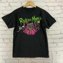 Rick And Morty Adult Swim T Shirt Tee Unisex Sz M Pink Monster FLAW - £11.73 GBP