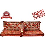 Sofa Corner Cushion Set Arabic Ottoman Kilim pillows Lounge Couch with S... - £302.87 GBP
