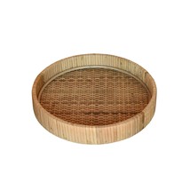 Petite Braided Bamboo Round Tray - $74.74