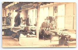 Postcard RPPC Interior View Barracks 320th Regiment WW1 Era Military - £9.94 GBP