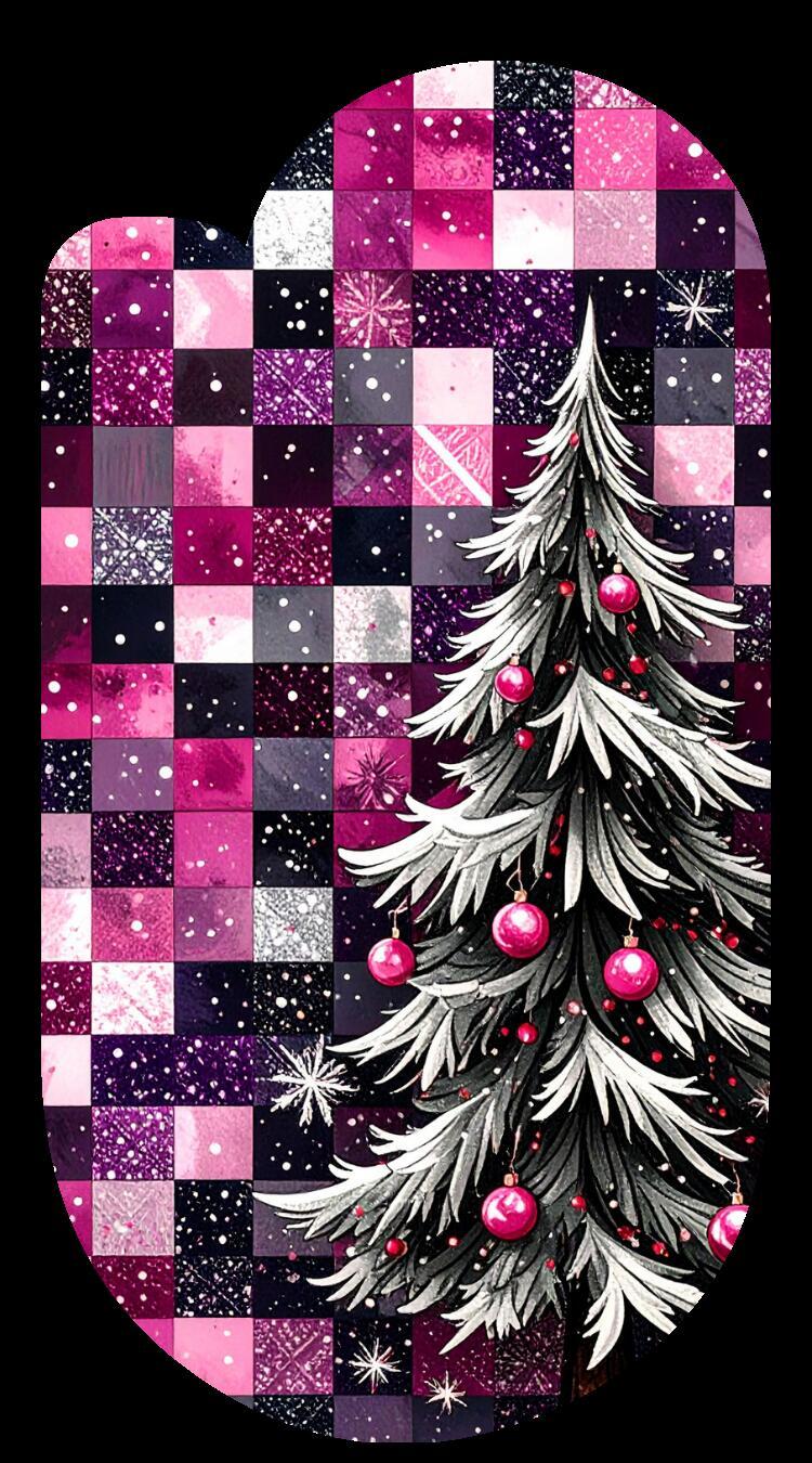 Winter Christmas Tree Paperclip Design Clipart 120PNG Digital Download  Bundle Item image 4