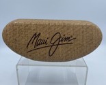 Maui Jim Hard Case Sunglasses Tan Basket Weave 6.5&quot;  Large - $18.29