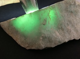 869g Burma Natural Green Jade Original Rough Raw Slabs Cabbing Collect S... - £332.83 GBP