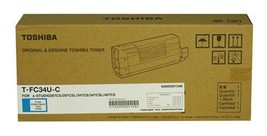 Genuine Toshiba T-FC34U-C (TFC34UC) Cyan Toner Cartridge - £156.53 GBP