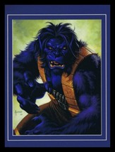 X Men Beast Framed 11x14 Marvel Masterpieces Poster Display   - £27.68 GBP