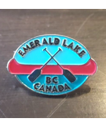 EMERALD LAKE BC Canada Pinback Pin Yoho National Park British Columbia S... - $13.41 CAD