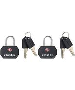 Master Lock 4681TBLK TSA Approved Luggage Lock with Key, 2 Pack, Assorte... - $37.64 CAD