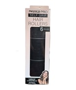 Set of 6 Swissco Pro Self Grip Hair Rollers - 2 Sizes For Maximum Curls ... - $12.86