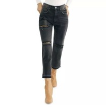 Free People - Lita Crop Straight Leg Jeans Size 24 BNWTS $98.00 - £15.60 GBP