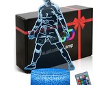 Footballer Siuuuu Celebration 3D Lamp Illusion, 16 Colors Touch And Remo... - $40.99