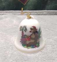 VTG Disney Grolier Collectibles -Christmas  Bell Ornament 1997 Jungle Book - $11.30