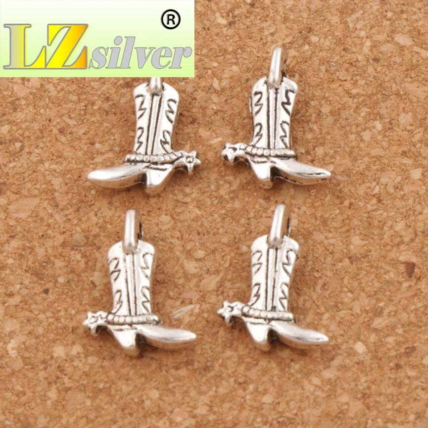  boy Boots Shoes Charm Beads 45pcs Zinc Alloy Pendants Jewelry DIY L390 ... - $65.45