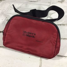 Makers Mark Advertising Red Waist Pouch Fanny Pack  - £11.09 GBP