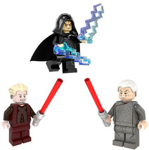 Star Wars Different Periods Emperor Palpatine Darth Sidious 3 Minifigures - £7.65 GBP