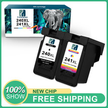 2PK PG 240XL CL 241XL Ink Cartridges for Canon PIXMA MG and MX Series Pr... - $56.99