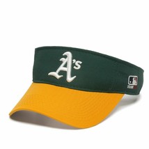 Oakland Athletics A&#39;s MLB OC Sports Golf Sun Visor Hat Cap Adult Mens Adjustable - £11.93 GBP