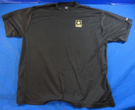 2014 U.S. ARMY BLACK T-SHIRT DISCONTINUED RECRUIT DEP MEPS SHIRT EXTRA L... - £17.78 GBP