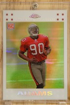 2007 Topps Chrome White Refractor Gaines Adams TC229 763/869 Tampa Buccaneers - £3.93 GBP