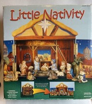 Little Nativity Set Petite Creche 14 Piece Set  Costco #663178 - £18.93 GBP