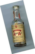 Schenley&#39;s Ancient Age Straight Rye Whiskey Empty Mini Bottle 1930s AL T... - $87.12