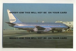 ac237 - VASP Boeing 737-2A1 PP-SMY 20970 at Rio de Janeiro - postcard - £2.20 GBP