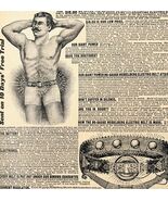 1969 Quack Medicine Heidelberg Electric Belt 1901 Repro Advertisement DW... - €25,75 EUR