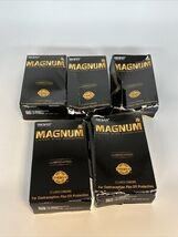 5 pack Trojan Magnum Large Size Lubricated Condoms - 12 Count Ea.-READ - $24.63