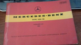 1962 Mercedes Benz Type 300 SE Catalog  A - $69.30