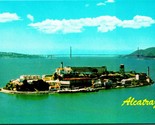 Alcatraz Island San Francisco Bay California CA UNP Chrome Postcard Unused - £3.07 GBP