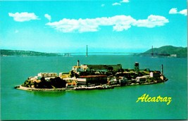 Alcatraz Island San Francisco Bay California CA UNP Chrome Postcard Unused - £3.08 GBP