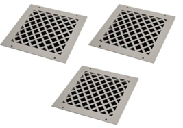 Steelcrest BTU10X10RWHH 10 X 10 Wall/Ceiling Vent Cover, White (3-Pack) - $84.15