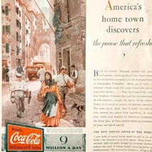 1930 Drink Coca Cola Coke Advertisement Boy&#39;s Life Soda Pop America HM2U - £30.93 GBP