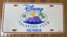 Vintage Disney Vacation Club Member DVC Plastic License Plate Tag - 2003 - $14.00