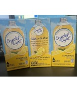 Crystal Light On The Go Lemonade Sugar Free Soft Drink Mix 3 Pack - $277.24 MXN