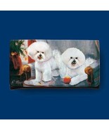 Wallet BICHON FRISE Dog Breed Ladies Wallet Checkbook Zippered Coin - £13.31 GBP