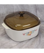 Corelle Abundance Corning Casserole 5 Liter Amber Lid - $57.80 CAD